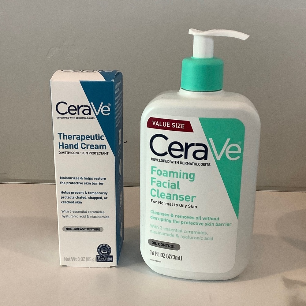 rave Skincare Duo - White and Teal